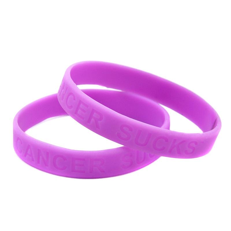 Cancer Sucks Race Bracelet